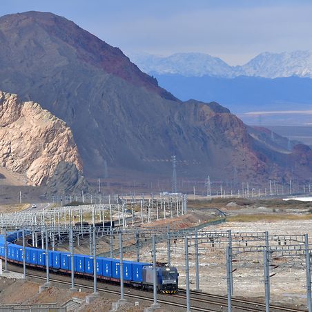China - Europa block trains and public trains